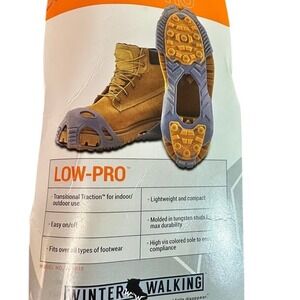 Winter Walking Low Pro‎ Transitional Traction Ice Cleats Over Shoe Grips
